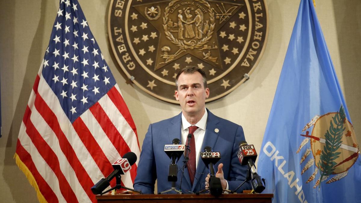 While Oklahoma COVID statistics soar, Gov. Kevin Stitt promotes tourism to other states