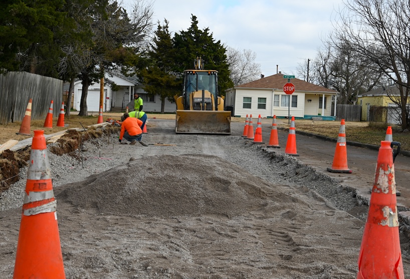 Roadway rehabilitation underway at 17th Street and Hoover after resident report