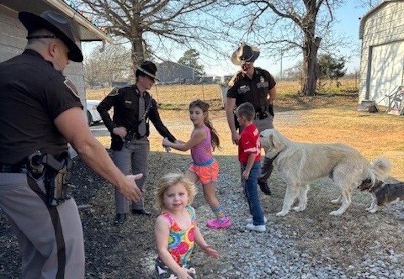 Troop C sponsors family of firefighter injured in fireworks accident