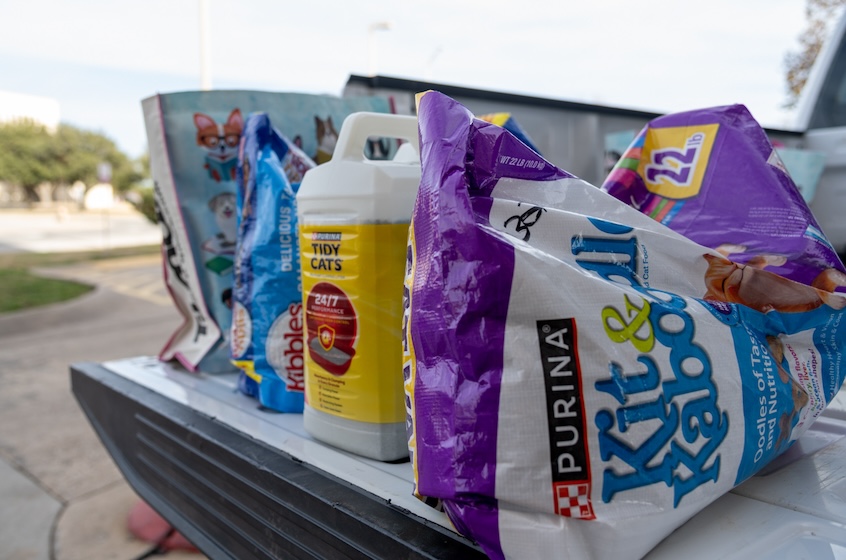 Community donations spread holiday cheer to pets at Benjamin O. Davis Highrise