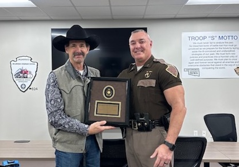 Oklahoma Highway Patrol trooper retires after 26 years of service to the state