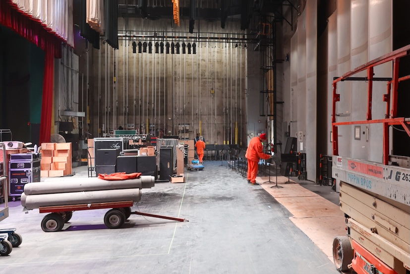 Renovations progress on McMahon Memorial Auditorium with major infrastructure upgrades completed