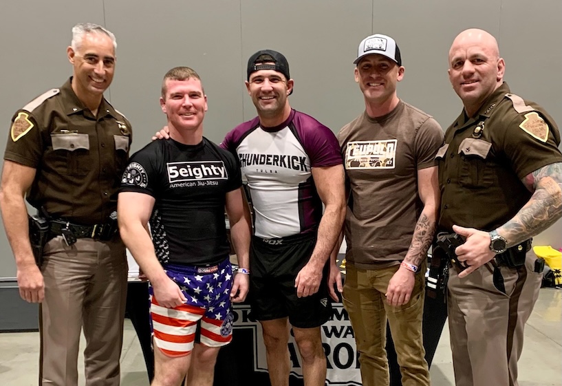 Oklahoma Highway Patrol troopers compete in grappling championship, promote training and recruitment