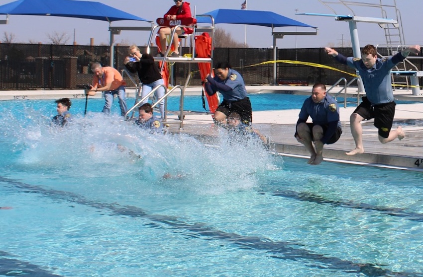 Lawton Police Department thanks community after officers take part in Special Olympics plunge