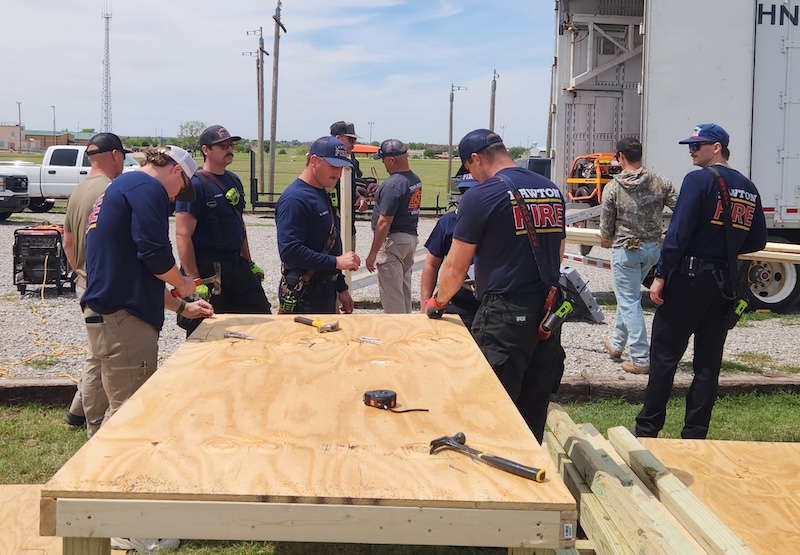 Lawton firefighters complete day 1 of trench rescue training to enhance technical skills