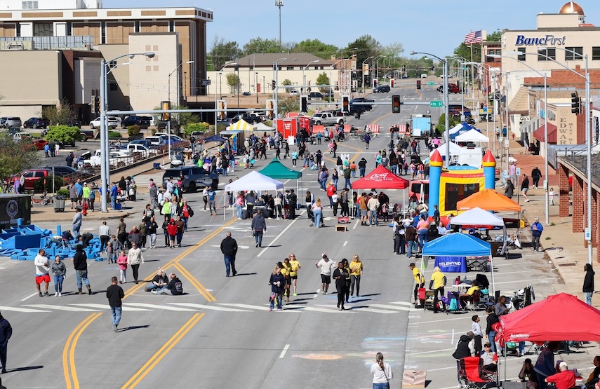 Open Streets event draws community for Easter activities and outdoor fun in Lawton
