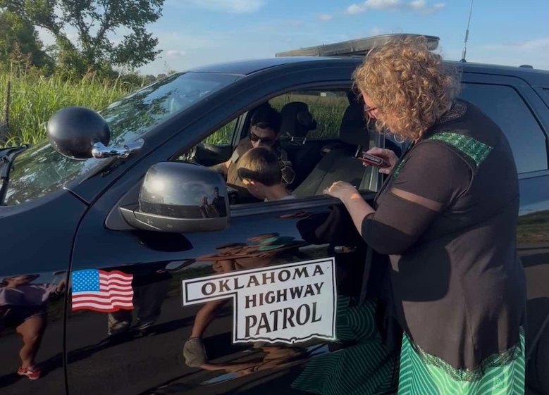 Mother reached out to Oklahoma Highway Patrol after crash involving her children, says “small gesture made a huge impact during a very stressful situation”