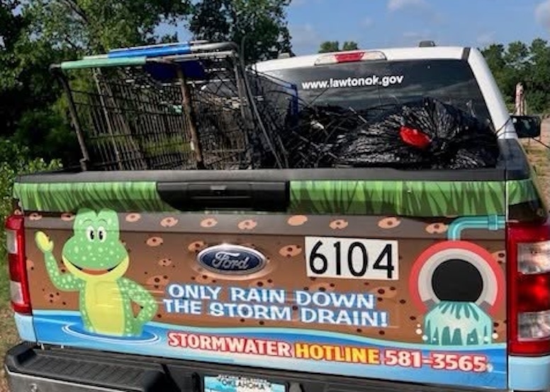 Lawton volunteers remove 340 pounds of litter during Stream Clean Saturday
