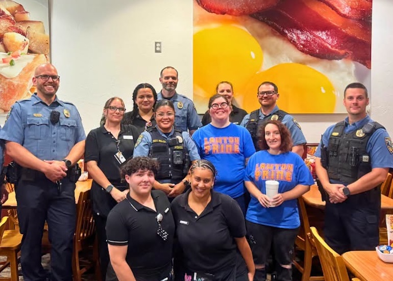 Lawton police raise $1,550 for Special Olympics through Tip-a-Cop event