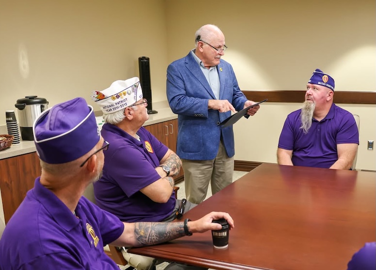 Lawton mayor honors Purple Heart recipients with National Purple Heart Day proclamation