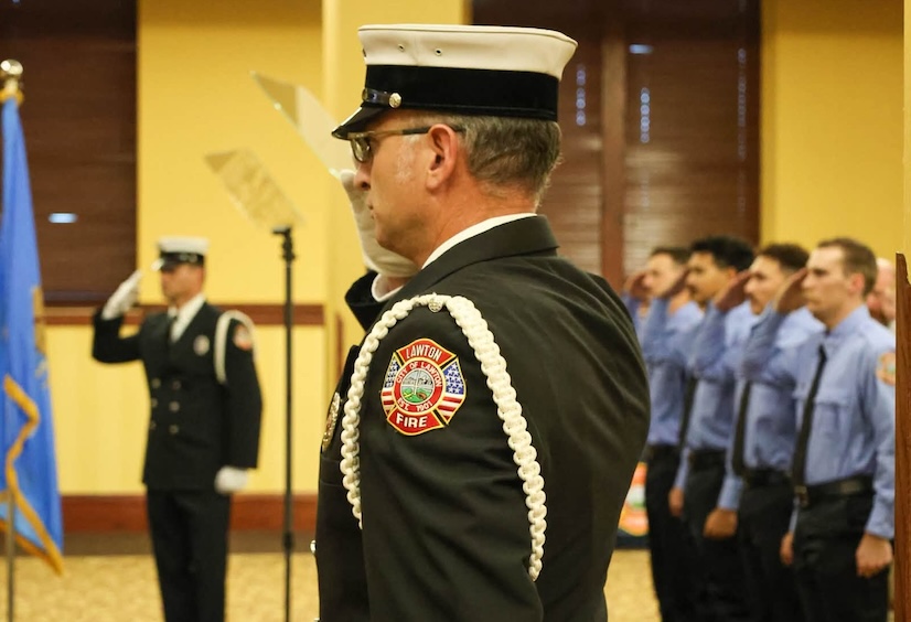 Lawton Fire Department welcomes four new firefighters as cadets graduate from academy and begin careers in public service
